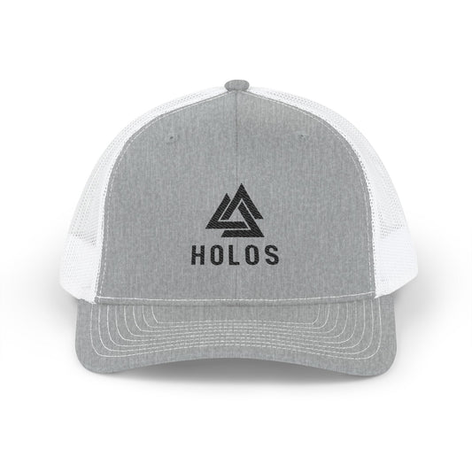 Holos Snapback Trucker Cap with Embroidered Logo