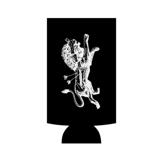 Holos Wounded Lion Koozie - Perfect for Tailgating, Beach Days, BBQs, Parties, and Gifts (HOLOS Design)