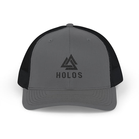 Holos Snapback Trucker Cap with Embroidered Logo