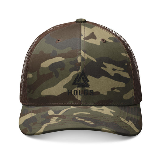 Holos Logo BDU Trucker Hat